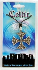 Pewter hanger Keltische kruis 6
