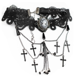 Punk Rave Miss Sweetheart choker necklace