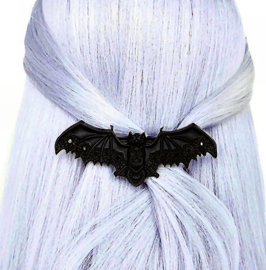 Restyle haarclip Zwarte Vleermuis - 11.5 cm breed