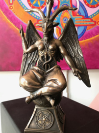 Baphomet - bronze - 24 cm hoog