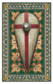 Spelkaarten Tempeliers - 9 x 6 cm