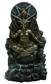 Baphomet - *backflow* wierookkegel brander - 19 cm hoog