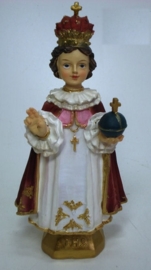 Jezus Christus Kind van Praag beeld 12 cm hoog