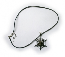 Gothic ketting Spiders Web