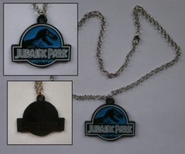 Metalen ketting movies Jurassic Park blauw