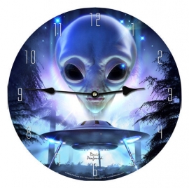 Alien landing -  klok - David Penfound - Ø 34 cm