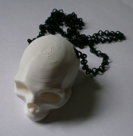 Curiology nekketing - 3D geprinte mensenschedel - 3 cm doorsnee