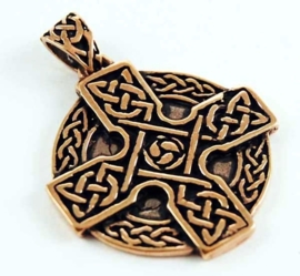 Ketting brons Keltisch Kruis 2