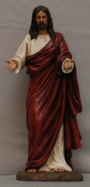 Jezus Christus met gestrekte armen -  26 cm hoog
