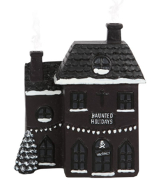 Gothic wierookbrander - Haunted Holiday House - 14 cm hoog