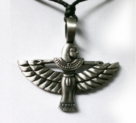 Pewter Egyptische Isis