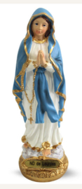 Maria van Lourdes - polystone beeld - 15 cm hoog