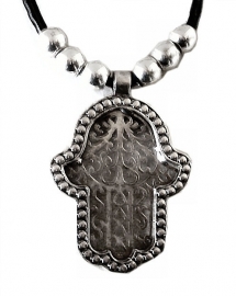 Lange ketting Hamsa / Hand van Fatima 2