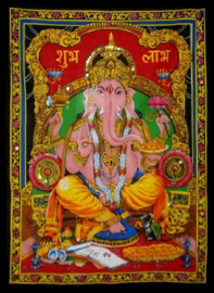 Muurkleed Ganesha - c.a. 80 x 110 cm