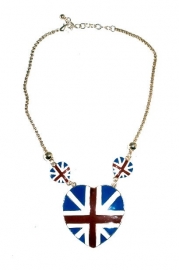 Emaille ketting 'Union Jack'