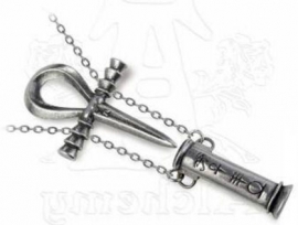 Alchemy Gothic ketting - Ankh of the Dead