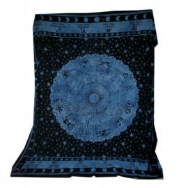Bedsprei Zodiac blauw 220 x 210 cm
