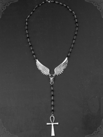 Fantamagoria Icarus Ankh rosary pendant rozenkruis ketting