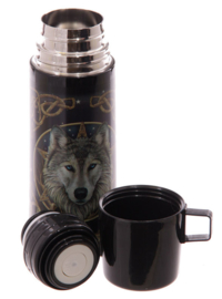 Thermosfles / isoleerkan Lisa Parker Midnight Companion Keltische Wolf - 350 ml