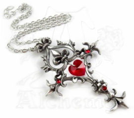 Alchemy Gothic Vampier nekketting - Renaissance Cross of Passion