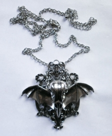 Punk Gothic nekketting - Crow funeral