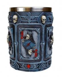 Dead Man's Hand - Gothic bierpul - 14 cm hoog