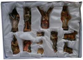 Kerstfiguren hg 9 cm set van 12 stuks