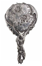 Alchemy of England The Vault - Bat Moon Hand Mirror - vleermuis vampier kaptafelspiegel - 21.5 cm hoog