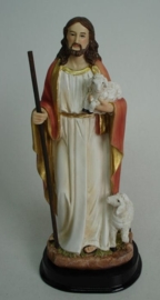 Jezus Christus met lam -  20 cm hoog