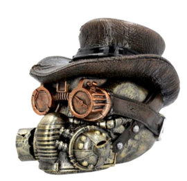 Masked Menace Steampunk Doodskop - 16 cm hoog