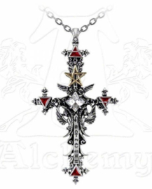 Alchemy Gothic nekketting - Illuminati Cross