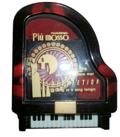Piano Muziekdoos  - 10 x 11 x 7 cm