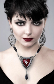 Alchemy Gothic design choker ketting - The Sacred Heart