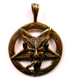 Ketting brons Baphomet