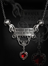 Restyle nekketting retro romantisch vampier - I wanna do bad things with you