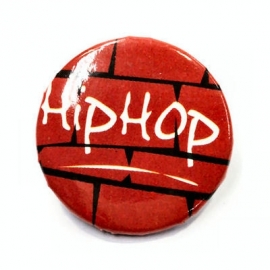 Retro button Hip Hop