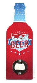 Flessenopener Ice Cold Beer - 20 cm hoog