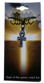 Pewter hanger ankh teken