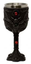 Kelk Vampier Vleermuis Gothic Horror - 17 cm hoog