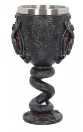 Baphomet's Goblet - Gothic Occulte Kelk - 16 cm hoog