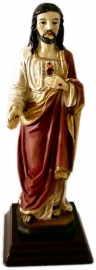 Christus Heilighart beeld 13 cm