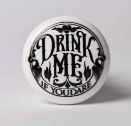 Alchemy England - Flessenstopper - Drink Me If You Dare - Alice in Wonderland - 4 x 4 x 6 cm