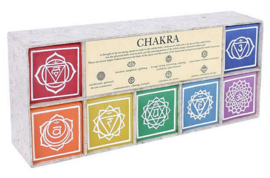 Set van 7 Chakra Symbol Kaarsen - 4.7 x 4.7 x 4.7 cm