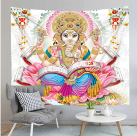 Wandkleed bedsprei grand foulard Ganesha 150 x 150 cm