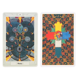 Aleister Crowley Thoth Pocket Size Tarot Kaarten - 6 x 9 x 3 cm