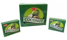 Hem wierookkegels Coconut