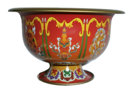 Tibetaanse offerschaaltjes - set van 8 - 8.5 cm Ø
