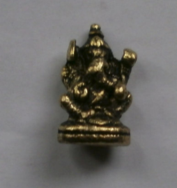Minibeeld messing Ganesha 2.2 cm hoog 2