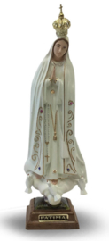 Maria van Fatima - polystone beeld - 27 cm hoog