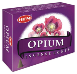 Hem wierookkegels Opium